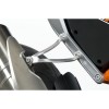 Držák výfuku R&G Racing pro motocykly KTM 690 Duke ('12-), stříbrný